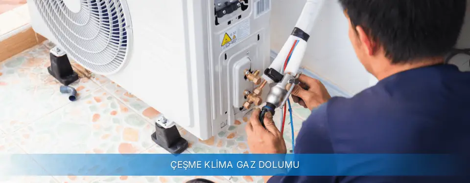 Çeşme İlçemi Carrier Klima Gaz Dolumu